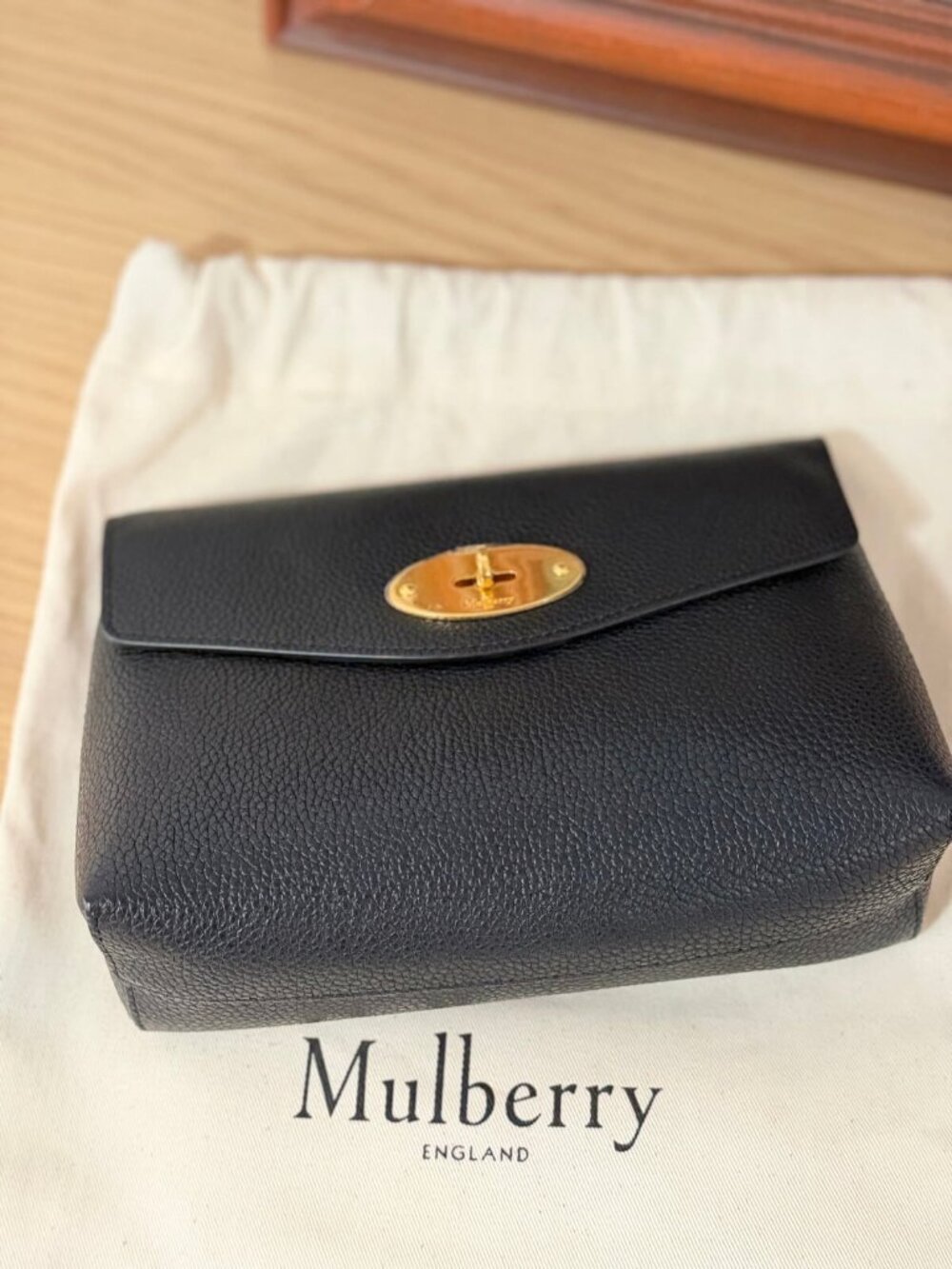 Mulberry Darley Cosmetic Pouch Small Classic Grain Leather